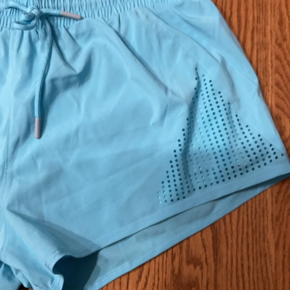 ZYIA Light Blue Athletic Shorts size xl - Picture 2 of 5